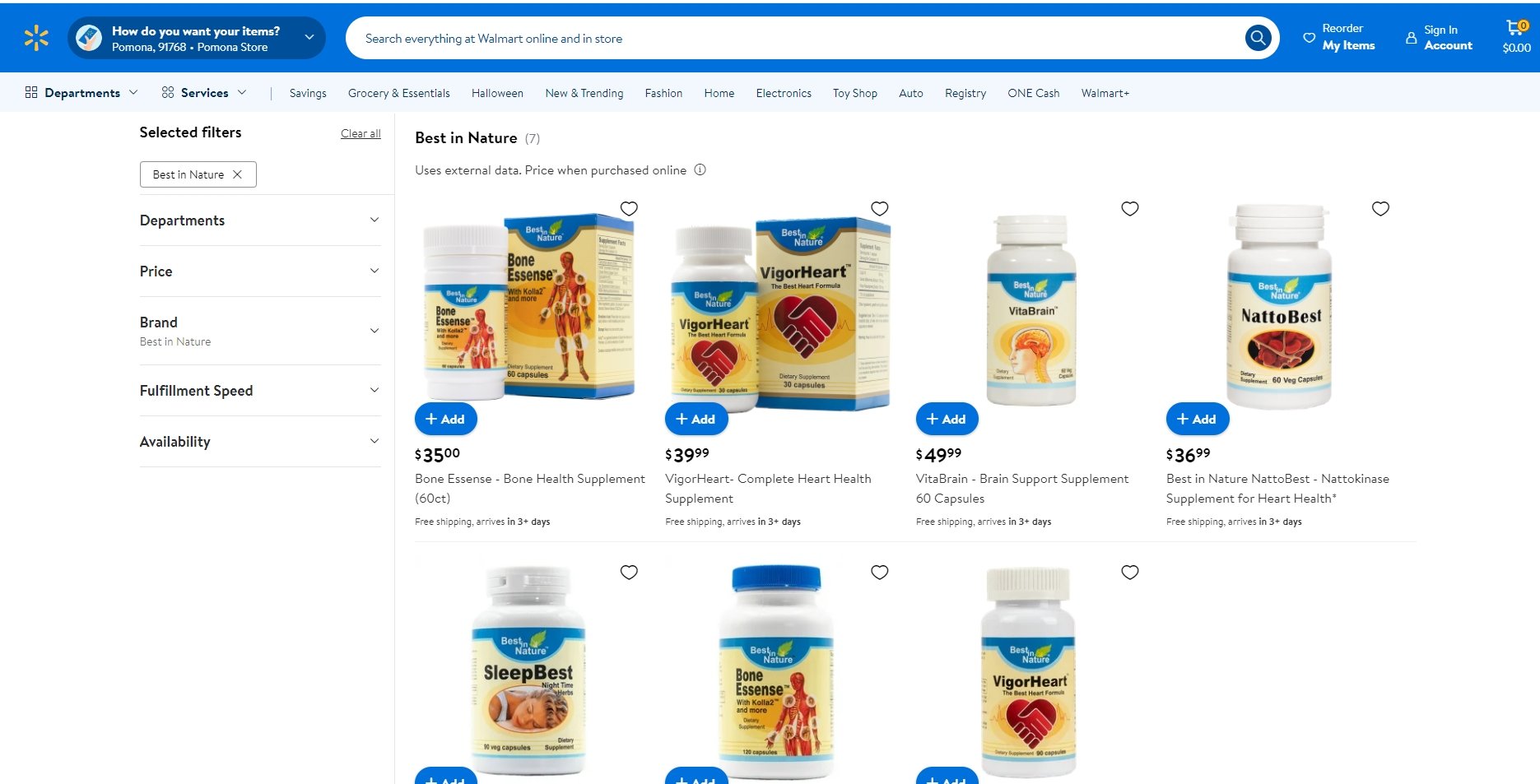 Best in Nature now on Wal-Mart - Best In Nature